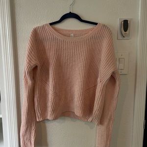 Pink Sweater.